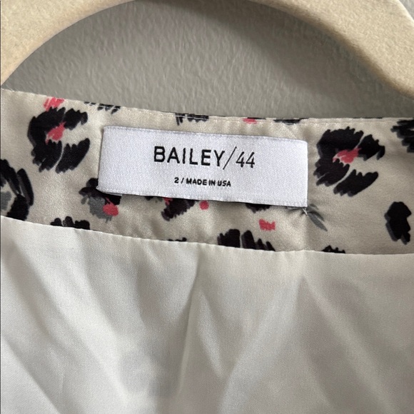 Bailey 44 Black and White Animal Print Wrap Blouse - Picture 2 of 5